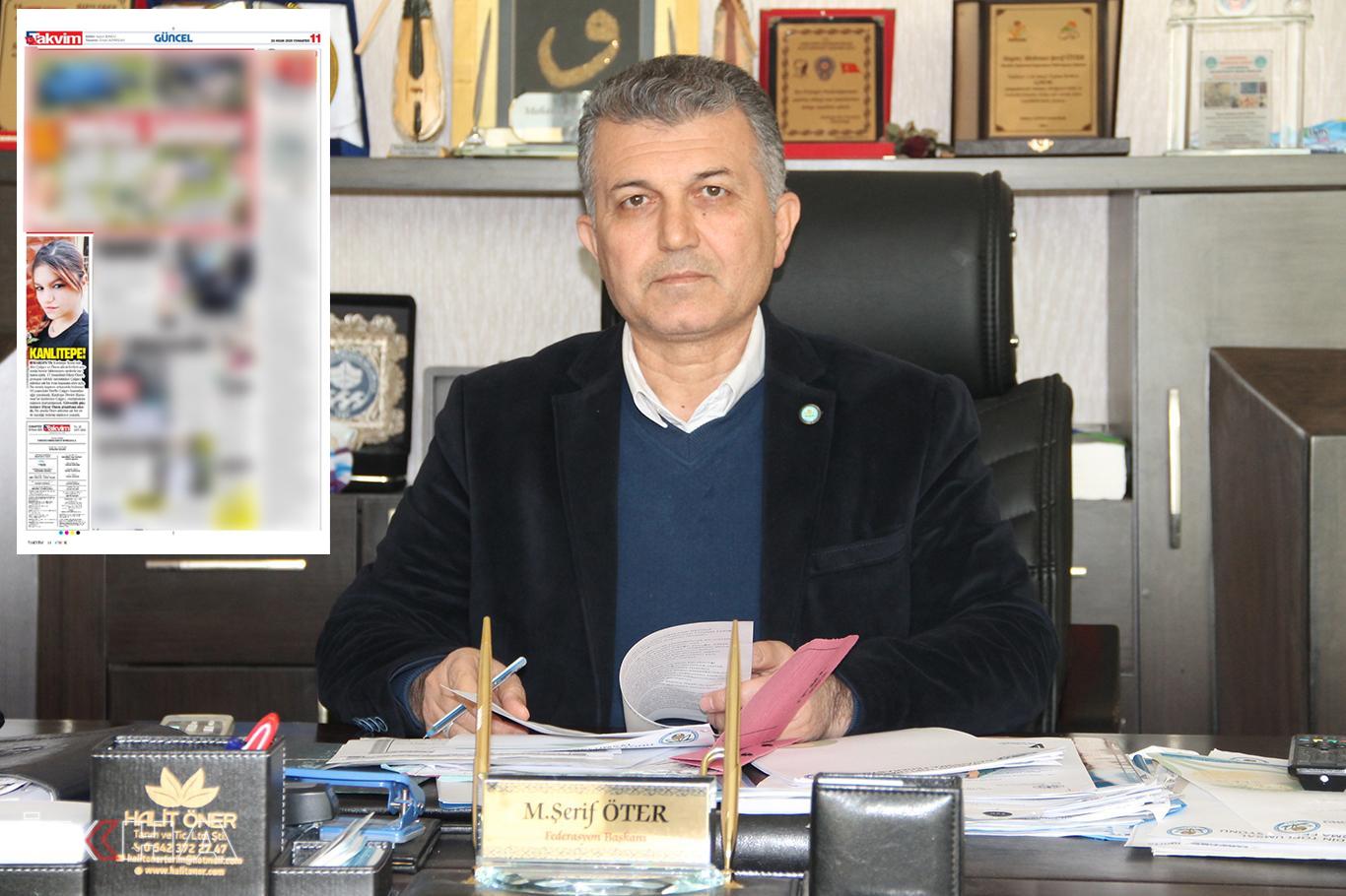 Kızıltepe’deki kavgayı “Kanlıtepe” başlığıyla duyuran Takvim Gazetesi’ne tepki geldi Kızıltepe’deki kavgayı “Kanlıtepe” başlığıyla duyuran Takvim Gazetesi’ne tepki geldi